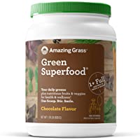 Los mejores  - AMAZING GRASS Green Superfood Drink Powder Chocolate 28.2 oz